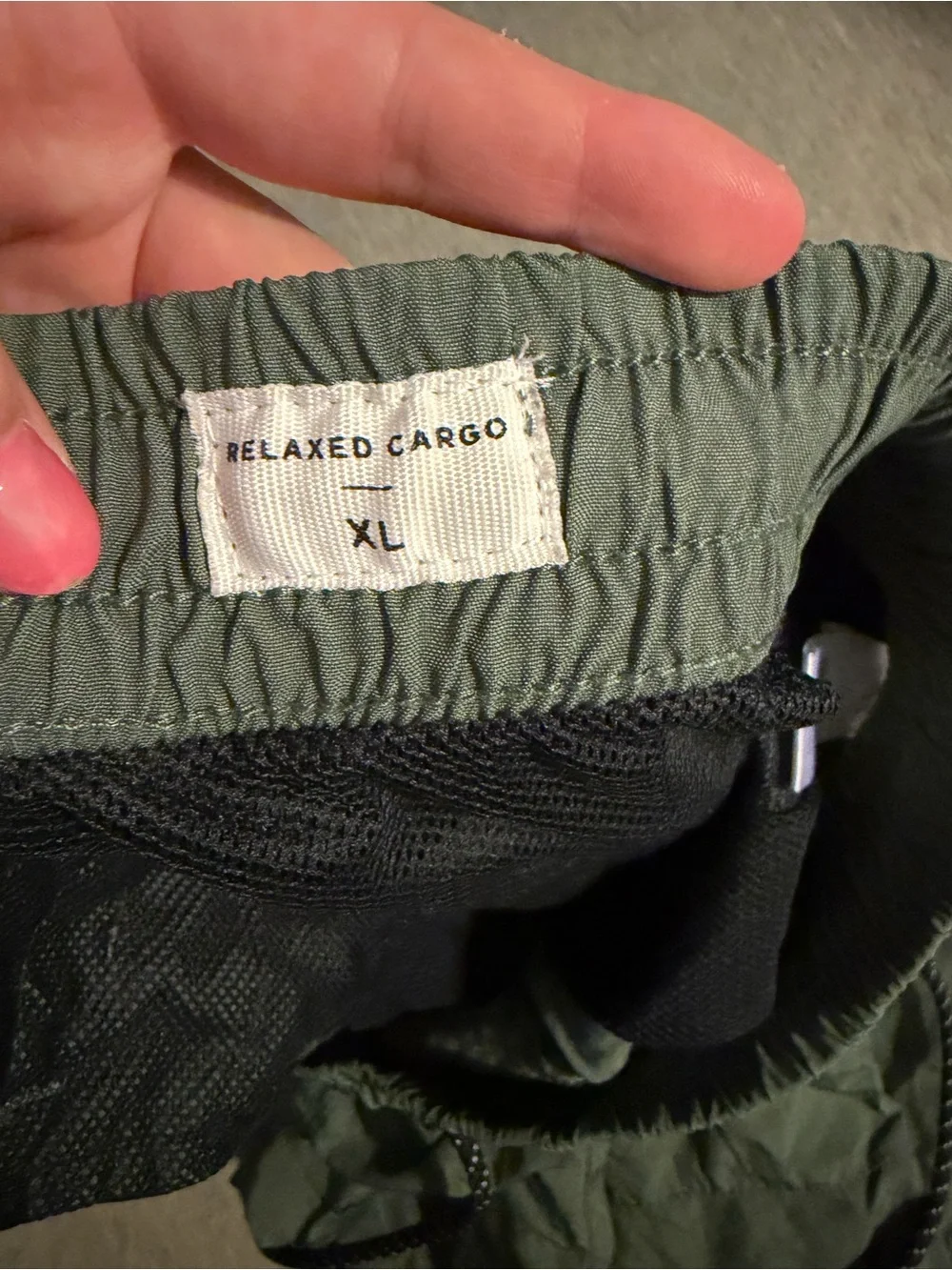 PacSun Men's Olive Drawstring Cargo Joggers